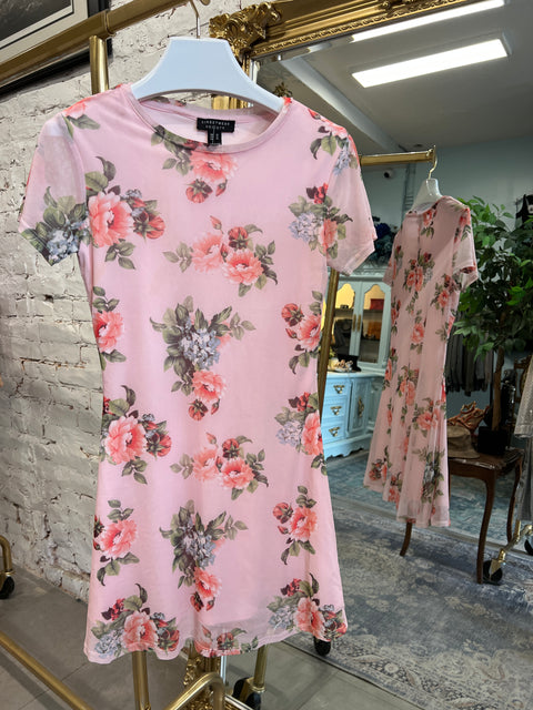 PINK FLORAL DRESS