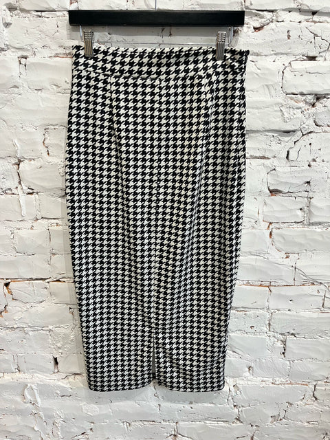 PLAID PENCIL SKIRT