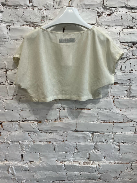 OFF WHITE CROP TOP