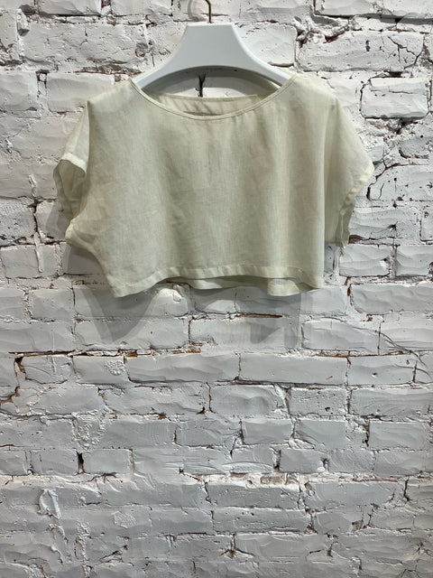 OFF WHITE CROP TOP