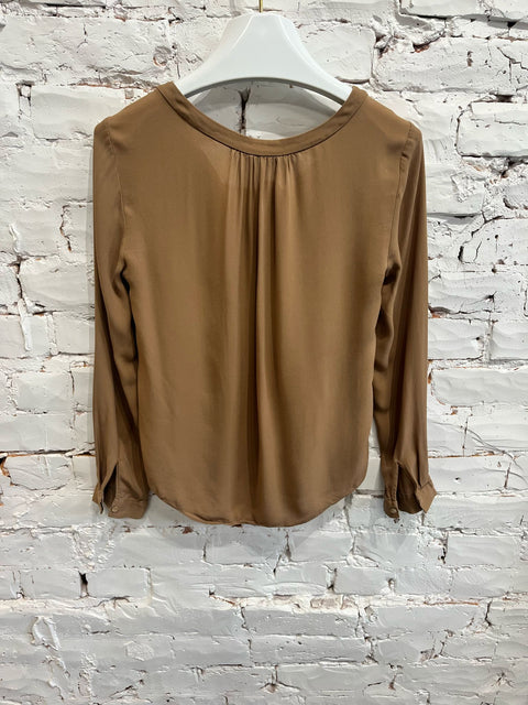 BROWN SLEEVE SHIRT